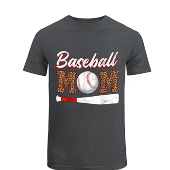 Baseball Mom Clipart Tee, mother day Graphic T-shirt,  Baseball Mom Design Unisex Heavy Cotton T-Shirt