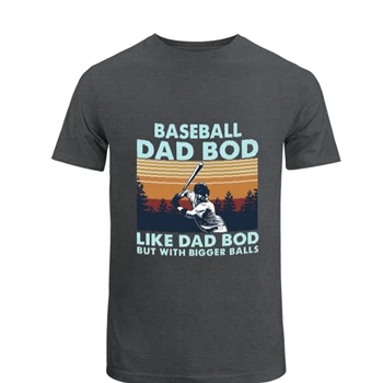 Baseball Dad Iron On Transfer Tee, Direct to Film (DTF) Transfers T-shirt, DTF Print shirt, Baseball Dad Iron Design tshirt, Baseball Decals Tee,  Iron On Transfers Unisex Heavy Cotton T-Shirt