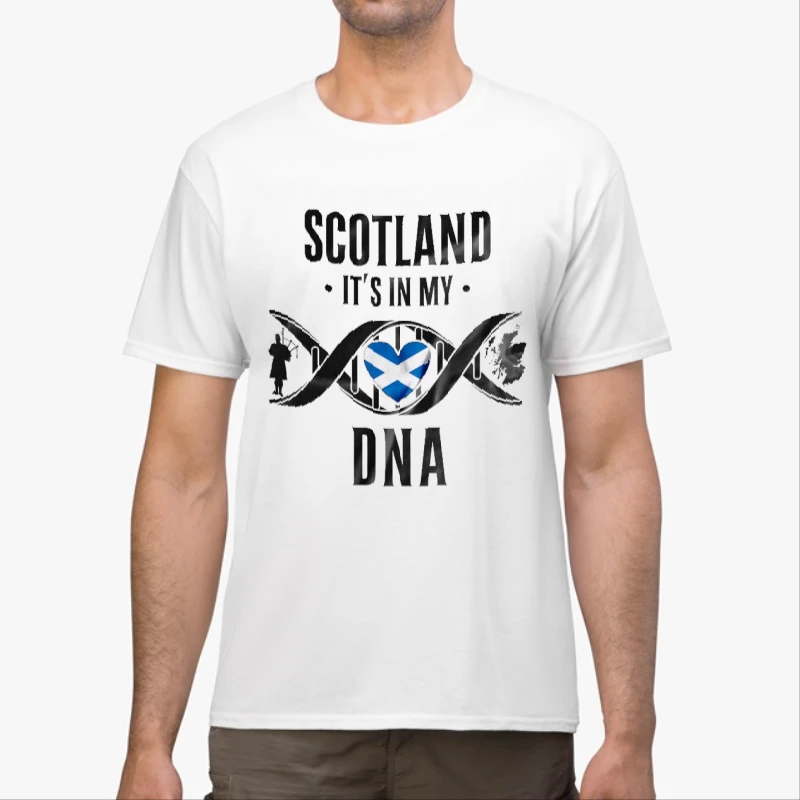 Scotland  Scottish heritage Tee  Scotland Tee  Birthday Gift-White - Unisex Heavy Cotton T-Shirt