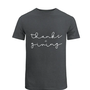 Thanks Plus Giving Tee, Thanks Giving T-shirt, Fall shirt, Happy Thanksgiving tshirt,  Cute Fall Unisex Heavy Cotton T-Shirt