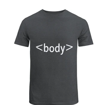 CSS Html Computer Science Scientist Tee, Web Designer Design Admin T-shirt, Body tag code shirt,  Funny programer Art Unisex Heavy Cotton T-Shirt
