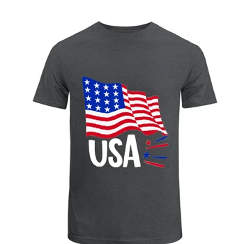USA Flag Memorial Day, Freedom USA, Independence Day, 4th Of July, American Flag, Red Blue White, USA, America T-Shirt