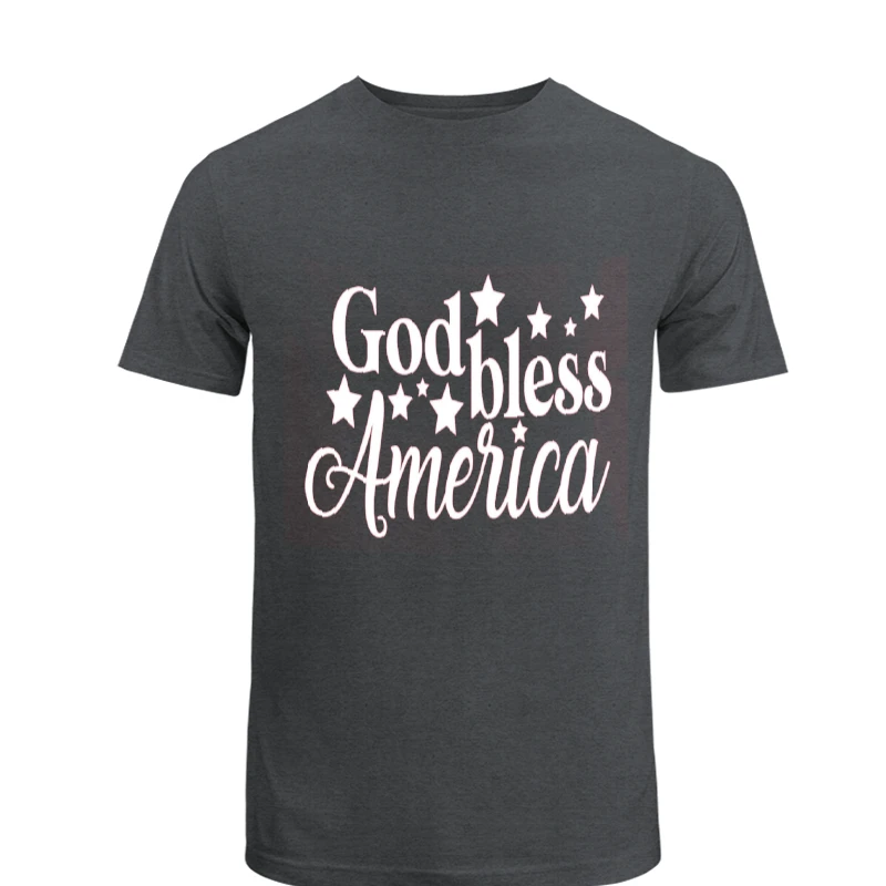 God Bless America, Happy 4th Of July, Freedom, Independence Day, 4th of July Gift, Patriotic- - Unisex Heavy Cotton T-Shirt