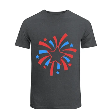 4th Of July, Independence Day, Fourth Of July, Patriotic, God Bless America, American Flag, Red White Blue T-Shirt