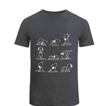 Yoga Tee, Funny Yoga Dog T-shirt, Cute Dog shirt, Meditation tshirt, Namaste Tee, Funny Namaste T-shirt, Dog Lovers shirt,  Dog Gift Unisex Heavy Cotton T-Shirt
