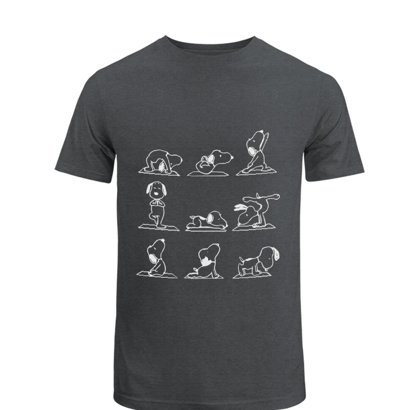 Yoga, Funny Yoga Dog, Cute Dog, Meditation, Namaste, Funny Namaste, Dog Lovers, Dog Gift- - Unisex Heavy Cotton T-Shirt