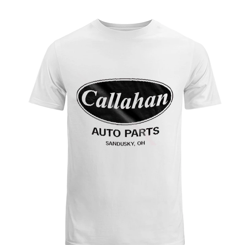 Funny Callahan Auto, Cool Humor Graphic Saying Sarcasm-White - Unisex Heavy Cotton T-Shirt