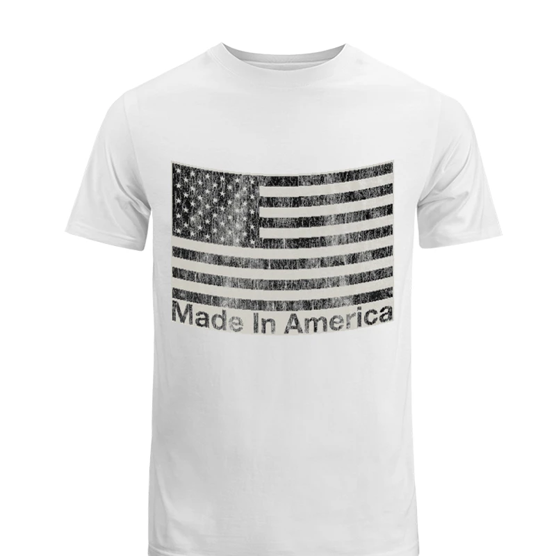 Made in America, Funny 4th of July Independence Day, Party Graphic -White - Unisex Heavy Cotton T-Shirt