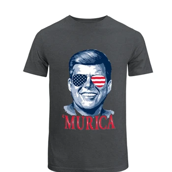 J Kennedy Tee, Presidents Murica T-shirt, 4th of July shirt, Memorial Day tshirt,  USA Pride Clipart Unisex Heavy Cotton T-Shirt