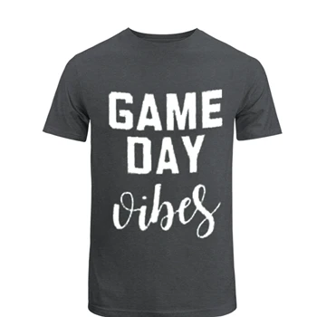 Game Day Vibes Tee, Football Mom T-shirt, Baseball Mom shirt, Cute Sunday Football tshirt, Sports Design Tee,  Sundays are for football Unisex Heavy Cotton T-Shirt