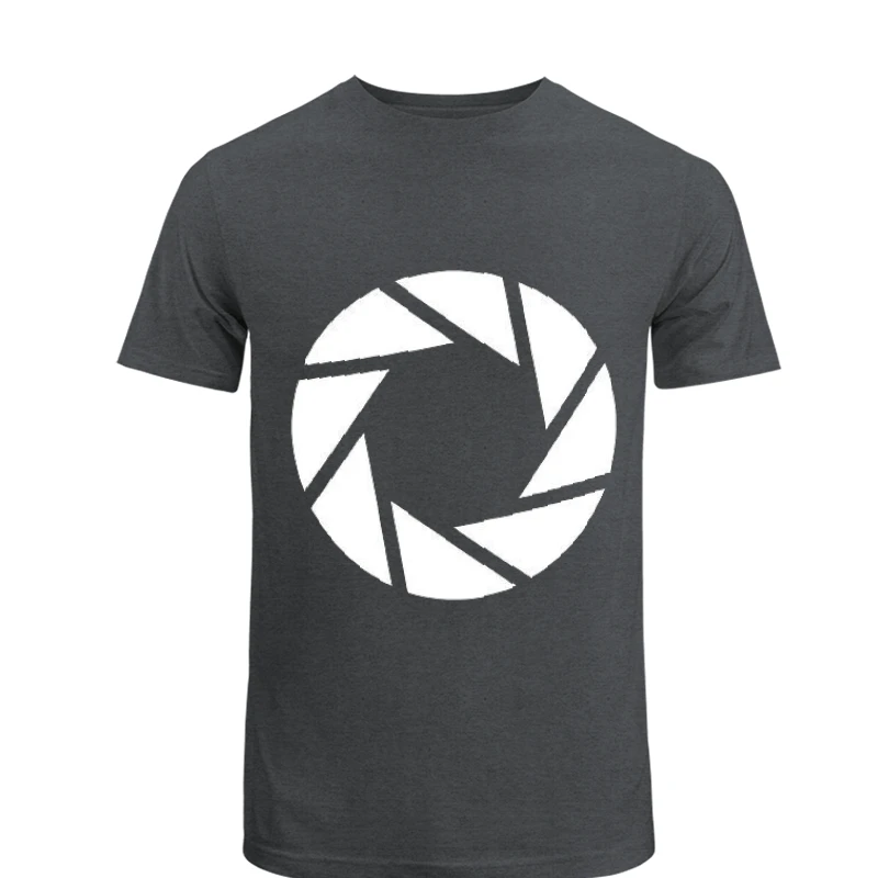 Aperture science Portal, Motif Printed Fun Design- - Unisex Heavy Cotton T-Shirt