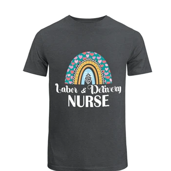 Labor and Delivery Nurse Clipart Tee, L&D Nurse Design T-shirt, Delivery Nurse Lifeline Graphic shirt, Nurses Superhero Gift tshirt,  Heartbeat Delivery Nurse Unisex Heavy Cotton T-Shirt