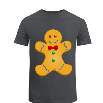 Gingerbread Man Graphic Tee,  Gingerbread man father day design Unisex Heavy Cotton T-Shirt