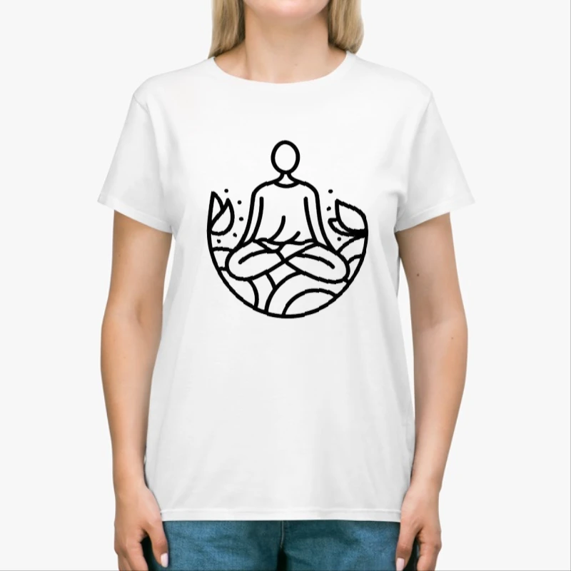 Funny Yoga, Yoga, Yoga Definition, Yoga Definition, Naturalism, Yoga Because Adulting is Hard, Adulting is Hard-White - Unisex Heavy Cotton T-Shirt