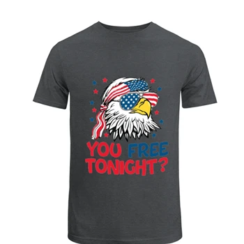 You Free Tonight Tee, 4th Of July Design T-shirt, USA Flag Clipart shirt, USA Proud Graphic tshirt, Happy 4th July Tee, Freedom Design T-shirt,  Independence Day Design Unisex Heavy Cotton T-Shirt
