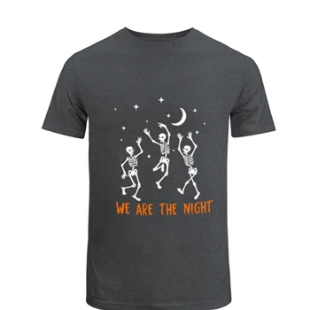 Dancing Skeleton Tee, Skeletons Happy Halloween T-shirt,  Halloween Unisex Heavy Cotton T-Shirt