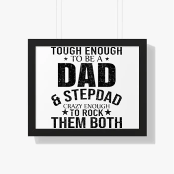 Dad And Stepdad Fathers Day stepdad step dad Gift Canvas