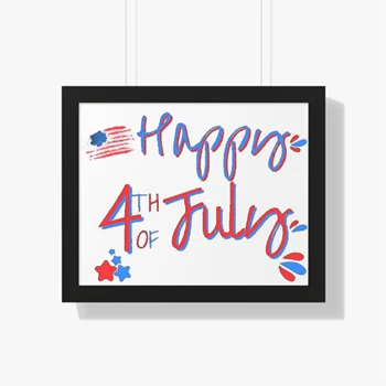 4th of July, Happy 4th, Freedom, Fourth Of July, Patriotic, Independence Day, Patriotic Family Canvas