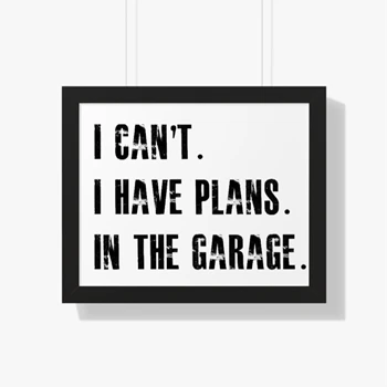I Cant I Have Plans In The Garage Car Mechanic Design Fathers Day Gift Canvas