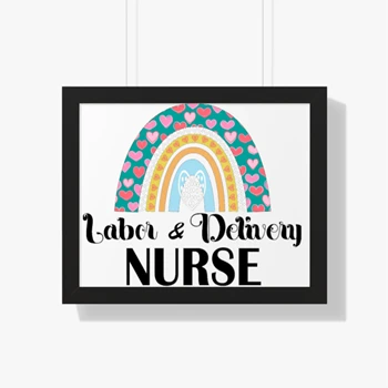 Labor and Delivery Nurse Clipart, L&D Nurse Design, Delivery Nurse Lifeline Graphic, Nurses Superhero Gift, Heartbeat Delivery Nurse Canvas
