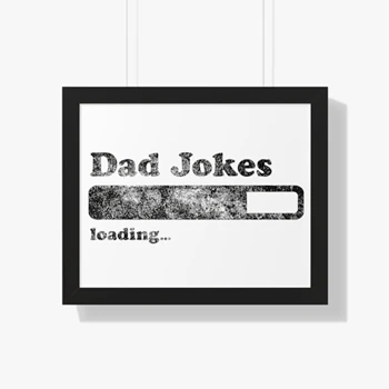 Dad Jokes Loading Clipart,Funny Fathers Day Papa Novelty Graphic,Dad Jokes Loading Design Canvas