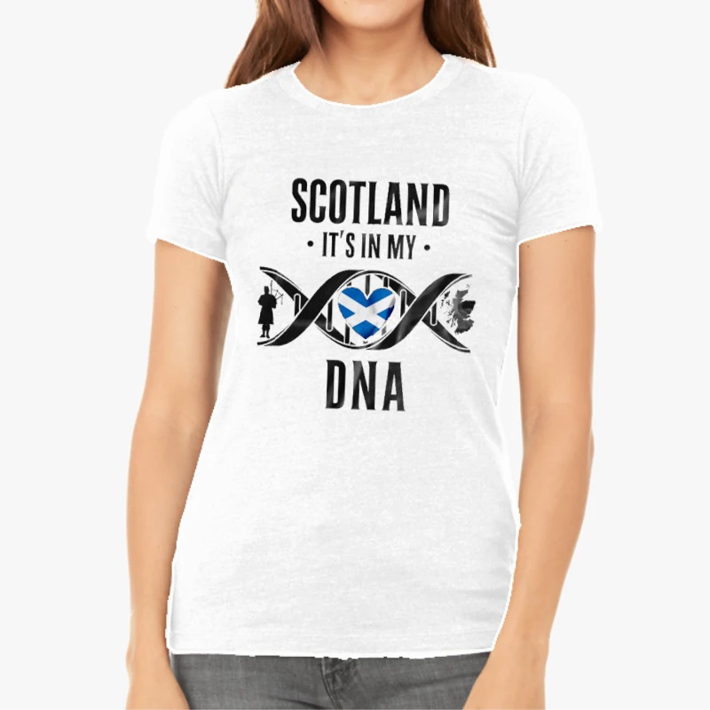 Scotland  Scottish heritage Tee  Scotland Tee  Birthday Gift-White - Women's Favorite Fashion Cotton T-Shirt