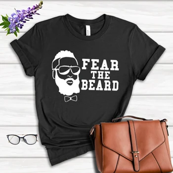 Fear The Beard Basketball Women's Favorite Fashion Cotton T-Shirt