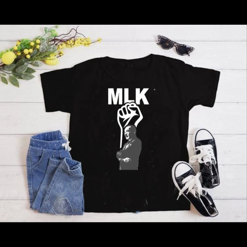 Martin Luther King Jr., MLK, MLK, Black History, Black History Month, Equality, Human Rights- - Women's Favorite Fashion Cotton T-Shirt