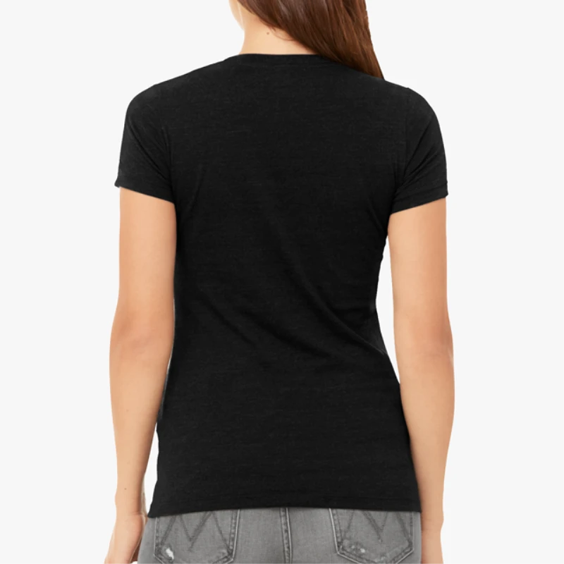 Aperture science Portal, Motif Printed Fun Design-Black - Women's Favorite Fashion Cotton T-Shirt