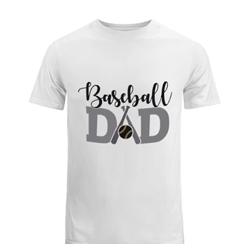 US BaseBall Tee, Baseball Dad Design T-shirt, Baseball Fan Dad shirt, Dad Baseball Outfit tshirt, Fathers Day Gift For Baseball Dad Tee, Gift For Baseball Dad T-shirt,  Sports Dad Men's Fashion Cotton Crew T-Shirt