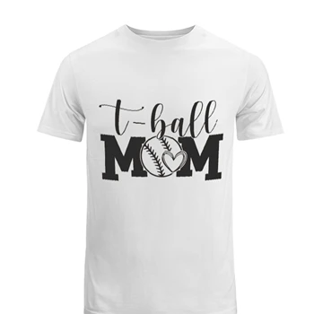 T Tee, Ball mom T-shirt, T shirt, Ball Design tshirt, TBall design From Heart Tee,  baseball Lovely graphic Men's Fashion Cotton Crew T-Shirt