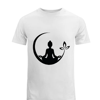 Yoga Tee, Namaste T-shirt, Gift for Yogi shirt, Yoga Lover tshirt, Meditation Tee, Yoga T-shirt, Yoga shirt,  Women Yoga Men's Fashion Cotton Crew T-Shirt