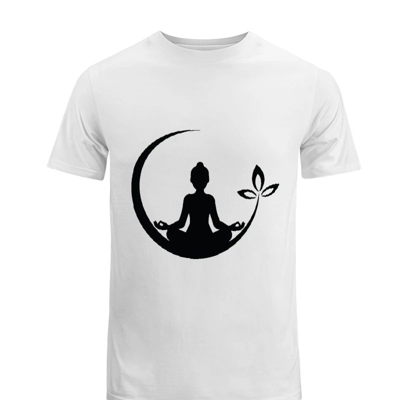 Yoga, Namaste, Gift for Yogi, Yoga Lover, Meditation, Yoga, Yoga, Women Yoga-White - Men's Fashion Cotton Crew T-Shirt