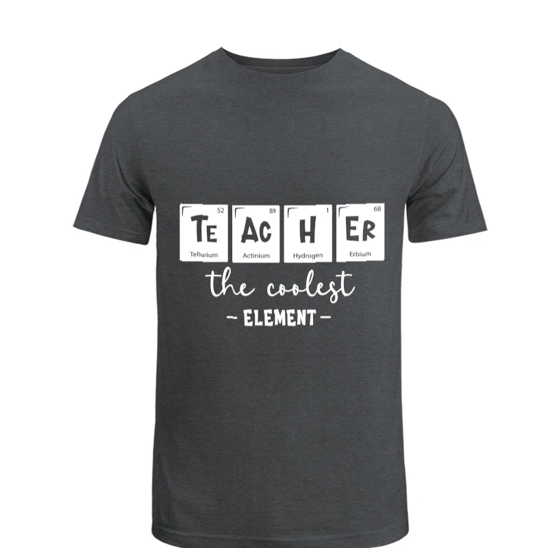 Funny teacher clipart, teacher life cut file for cricut, school design, back to school graphic, chemistry teacher gift- - Men's Fashion Cotton Crew T-Shirt