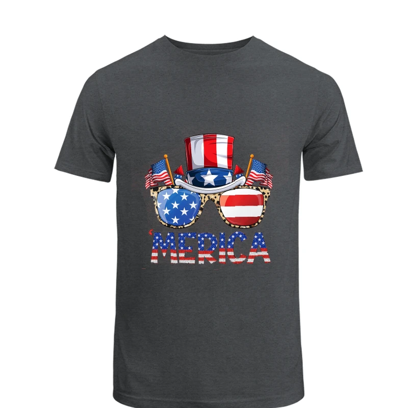 Patriotic Independence Day, 4th of July Gift, Independence  Gift,4th of July,All American Mama Mini Design ,Freedom Design- - Men's Fashion Cotton Crew T-Shirt