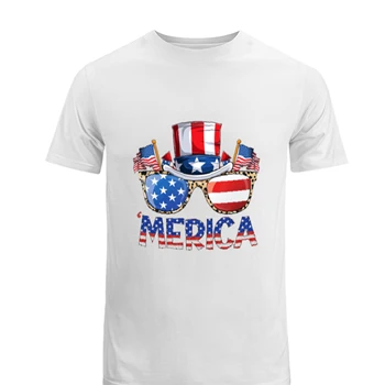 Patriotic Independence Day Tee, 4th of July Gift T-shirt, Independence  Gift shirt, 4th of July tshirt, All American Mama Mini Design Tee, Freedom Design Men's Fashion Cotton Crew T-Shirt