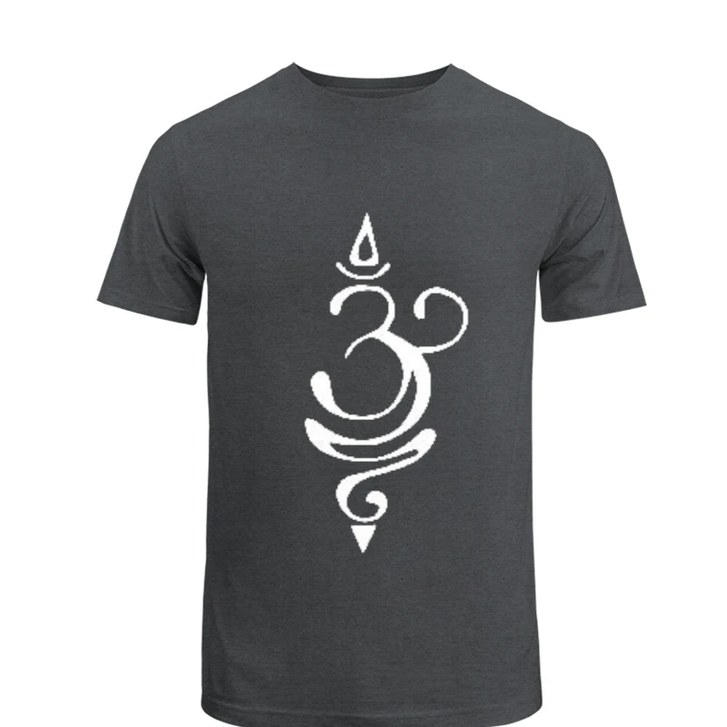 Om, Breath, Sanskrit, Zen, Yoga, Breath, Yogi Gift- - Men's Fashion Cotton Crew T-Shirt