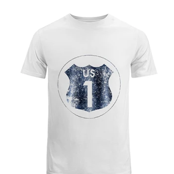 US one Graphic Tee, Us Proud Design T-shirt,  Us Number One Graphic Men's Fashion Cotton Crew T-Shirt