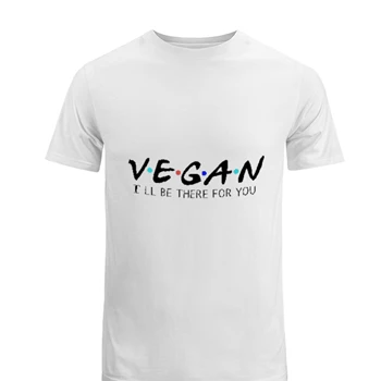Vegan Tee, Vegetarian T-shirt, funny vegan shirt, vegan gift tshirt, vegan Tee, vegetarian gif T-shirt,  cute gift for vegan friends Men's Fashion Cotton Crew T-Shirt