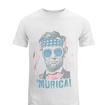 Murica Tee, Murika meme T-shirt,  America political art Men's Fashion Cotton Crew T-Shirt