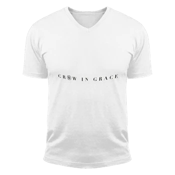 Grow In Grace Tee,  Christian Vintage Unisex Fashion Short Sleeve V-Neck T-Shirt