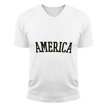 4th of July America Tee, Freedom T-shirt, Fourth Of July Shirt, Patriotic Tee, Independence Day T-shirt,  Patriotic Unisex Fashion Short Sleeve V-Neck T-Shirt