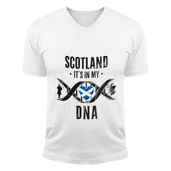 Scotland  Scottish heritage Tee  Scotland Tee  Birthday Gift Unisex Fashion Short Sleeve V-Neck T-Shirt