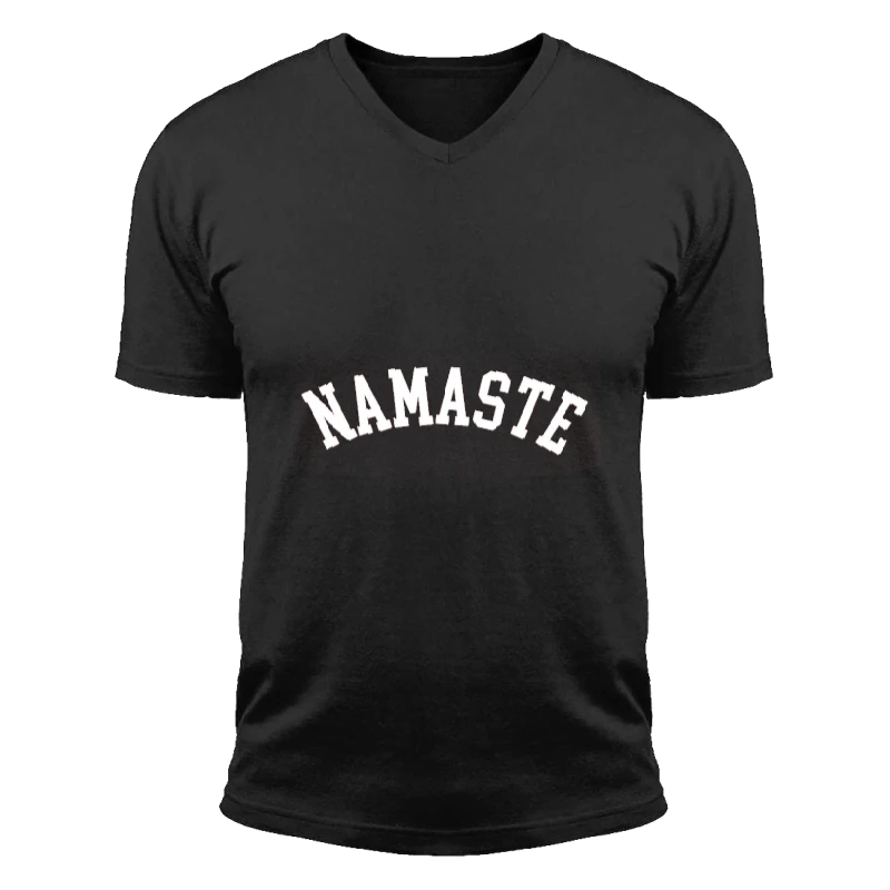 Ladies yoga, Namaste fitness pilates comfortable soft gym workout gift idea- - Unisex Fashion Short Sleeve V-Neck T-Shirt