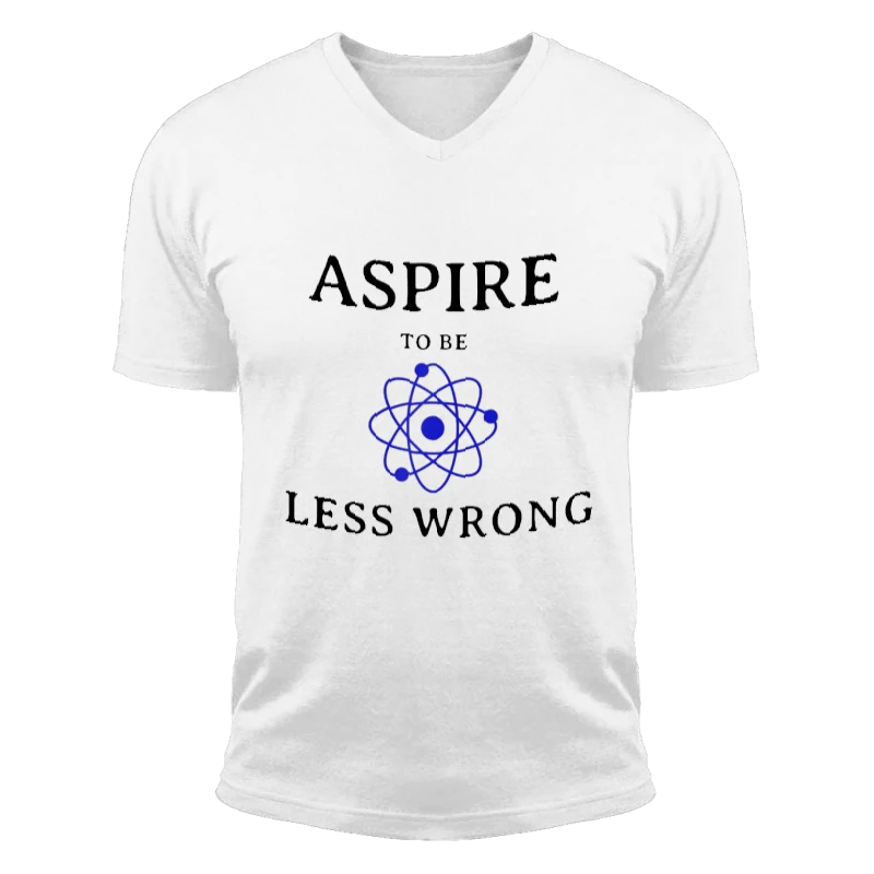 Science, Logic, And Intelligent Design, Science Funny clipart-White - Unisex Fashion Short Sleeve V-Neck T-Shirt
