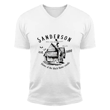 Sanderson Witch Tee, Sanderson Sweatshirt T-shirt, Halloween SweatshirtSanderson Witch Hoodie Shirt, Halloween Gifts Unisex Fashion Short Sleeve V-Neck T-Shirt
