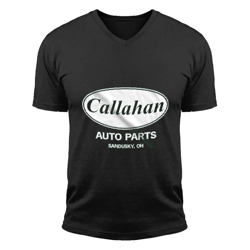 Funny Callahan Auto, Cool Humor Graphic Saying Sarcasm- - Unisex Fashion Short Sleeve V-Neck T-Shirt