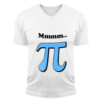 Funny PI Number Tee, PI number clipart T-shirt,  Funny math design Unisex Fashion Short Sleeve V-Neck T-Shirt