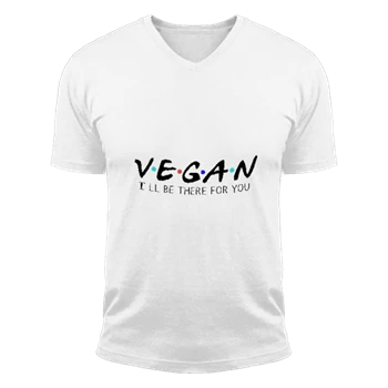 Vegan Tee, Vegetarian T-shirt, funny vegan Shirt, vegan gift Tee, vegan T-shirt, vegetarian gif Shirt,  cute gift for vegan friends Unisex Fashion Short Sleeve V-Neck T-Shirt