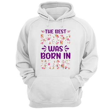 The Best Mon Was Born in June Tee, Mom design T-shirt, Mon Gift Unisex Heavy Blend Hooded Sweatshirt